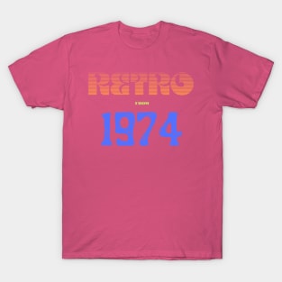 Retro Birthyear 1974 T-Shirt